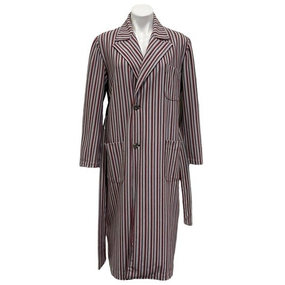 VINTAGE Handmade Granny Robe Midi Sweater Jacket - S/M - knit - Grunge - BOHO - Picture 2 of 10